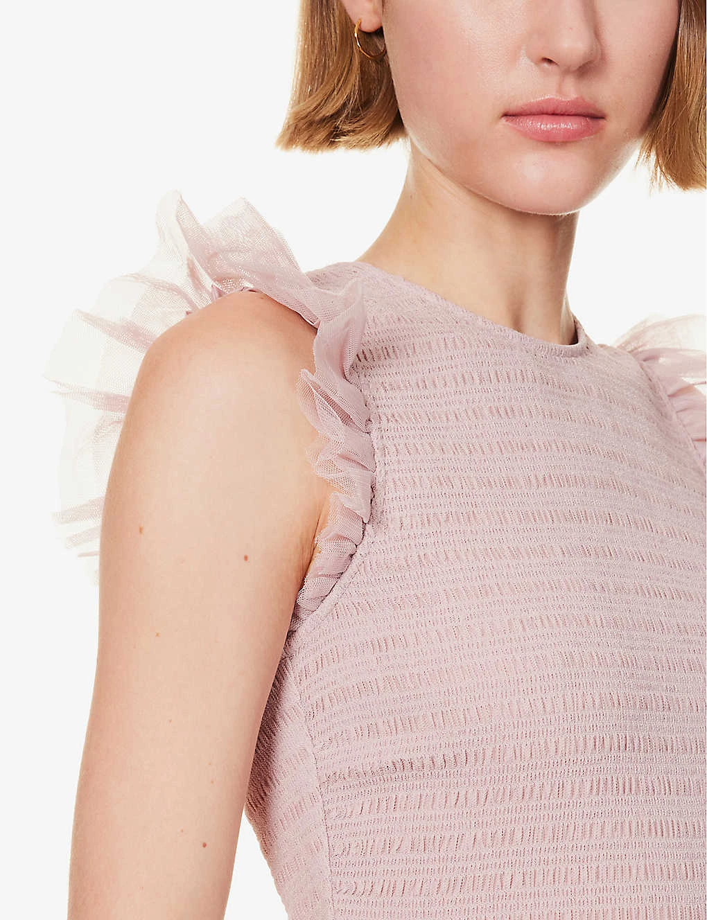 ME AND EM Ruffle-trim Tiered-hem Woven Maxi Dress 5 ME AND EM Ruffle-trim Tiered-hem Woven Maxi Dress - Image 5