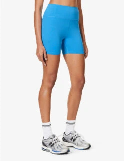 Girlfriend Collective Float High-rise Stretch-recycled-polyester Shorts -Whistles Shop R04196142 IBIZA ALT02