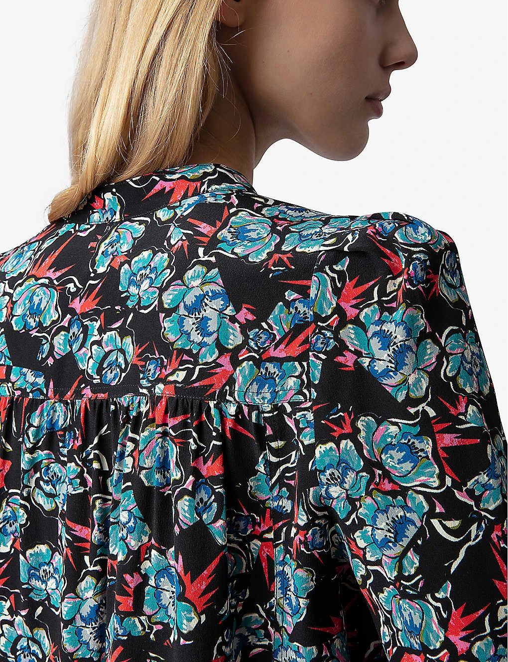 Zadig & Voltaire Tchin Floral-print Silk Shirt 5 Zadig & Voltaire Tchin Floral-print Silk Shirt - Image 5