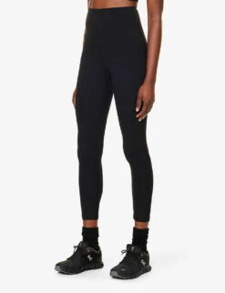 Airweight High-rise Stretch-woven Leggings 7 Airweight High-rise Stretch-woven Leggings -Whistles Shop R04200764 BLACK ALT02