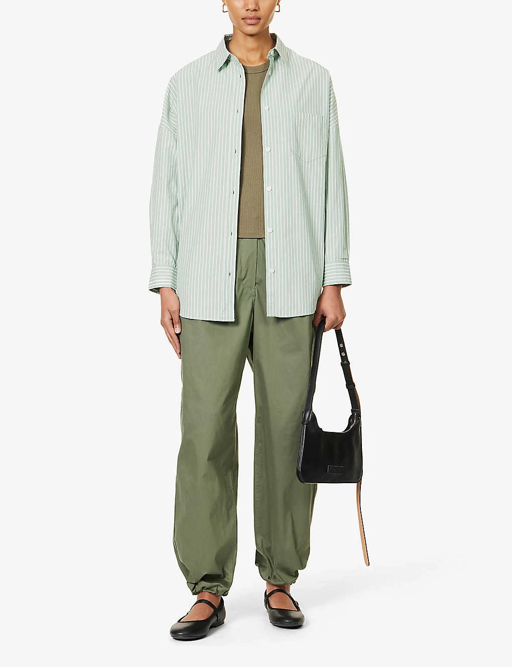 Chiara Dropped-shoulder Relaxed-fit Cotton Shirt 2 Chiara Dropped-shoulder Relaxed-fit Cotton Shirt - Image 2