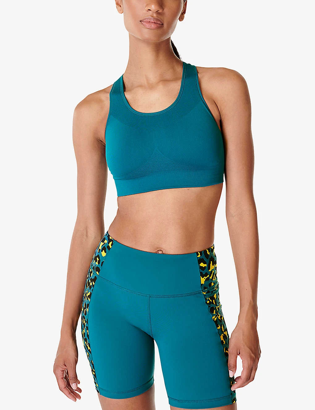 Sweaty Betty Stamina Racerback Stretch-woven Sports Bra 3 Sweaty Betty Stamina Racerback Stretch-woven Sports Bra - Image 3