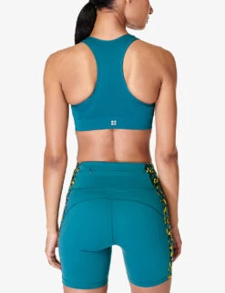 Sweaty Betty Stamina Racerback Stretch-woven Sports Bra 7 Sweaty Betty Stamina Racerback Stretch-woven Sports Bra -Whistles Shop R04202153 CABINBLUE ALT03