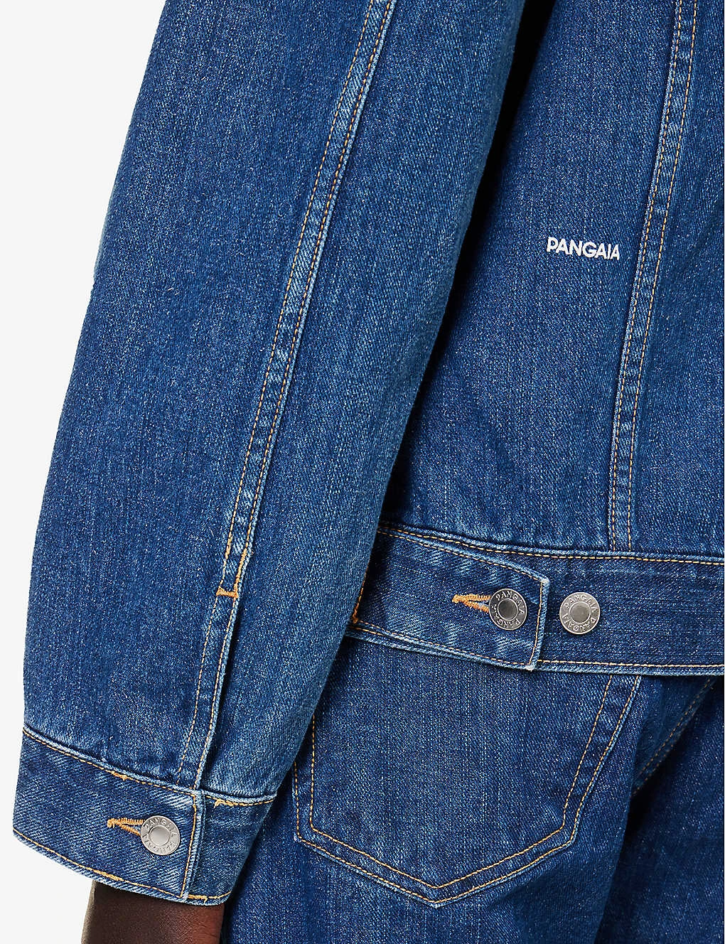 Brand-print Regular-fit Organic Cotton-blend Jacket 5 Brand-print Regular-fit Organic Cotton-blend Jacket - Image 5