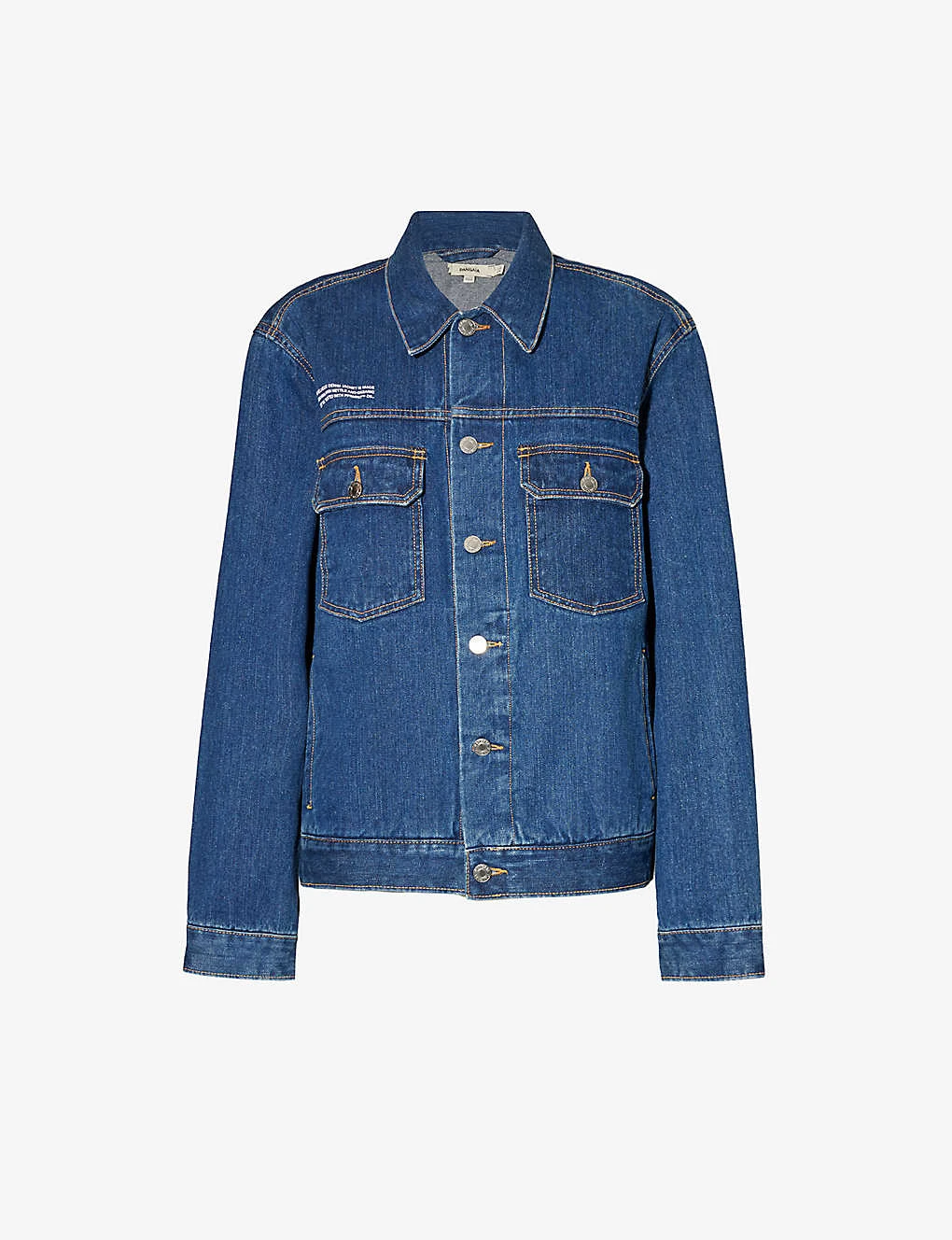 Brand-print Regular-fit Organic Cotton-blend Jacket 1 Brand-print Regular-fit Organic Cotton-blend Jacket