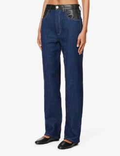 The Martin Straight-leg High-rise Jeans -Whistles Shop R04203446 RINSE ALT02