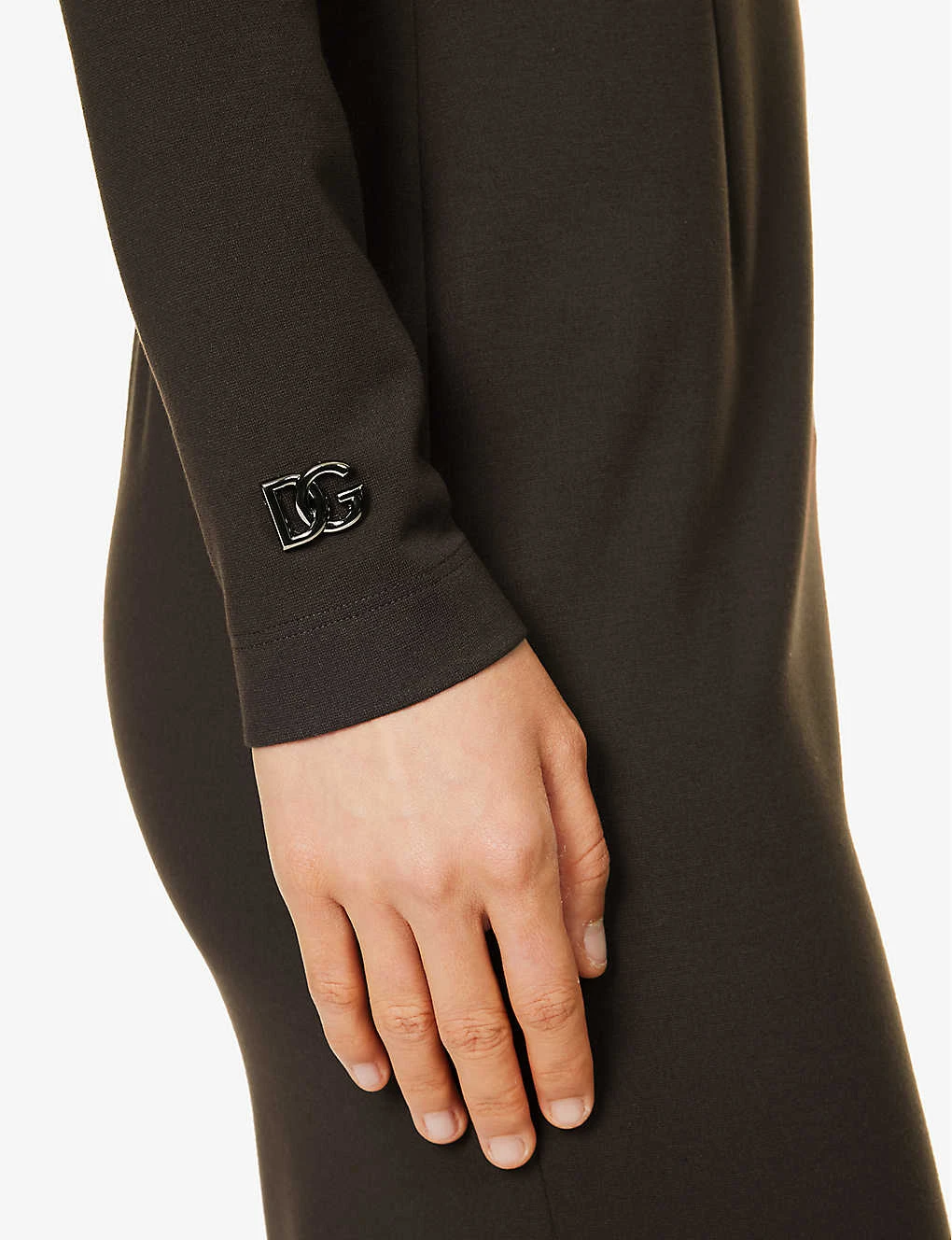 Dolce & Gabbana Square-neck Stretch-woven Midi Dress 5 Dolce & Gabbana Square-neck Stretch-woven Midi Dress - Image 5