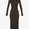 Dolce & Gabbana Square-neck Stretch-woven Midi Dress