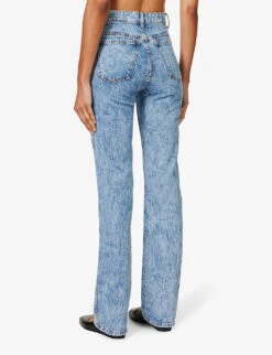 Danielle Straight-leg Mid-rise Recycled Denim Jeans -Whistles Shop R04204575 BRYCE ALT03