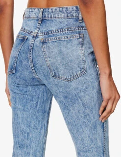 Danielle Straight-leg Mid-rise Recycled Denim Jeans -Whistles Shop R04204575 BRYCE ALT05