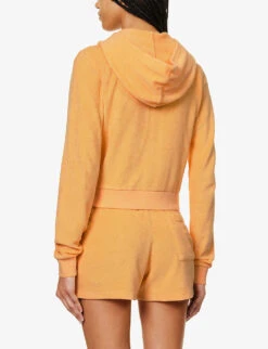 Tennis Club Brand-embroidered Cotton Hoody -Whistles Shop R04205043 SAFFRON ALT03