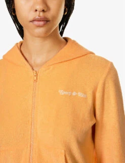 Tennis Club Brand-embroidered Cotton Hoody -Whistles Shop R04205043 SAFFRON ALT04