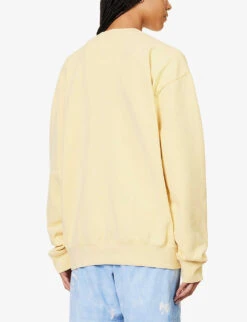 Wellness Ivy Logo-print Relaxed-fit Cotton-jersey Sweatshirt -Whistles Shop R04205105 ALMONDH2O ALT03