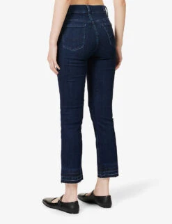 7 For All Mankind Straight-leg Mid-rise Stretch-denim Jeans -Whistles Shop R04209090 SOHOCLASSIC ALT03