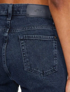 7 For All Mankind Logan Stovepipe Belt-loop High-rise Straight-leg Stretch-denim Jeans -Whistles Shop R04209093 ACTION ALT05