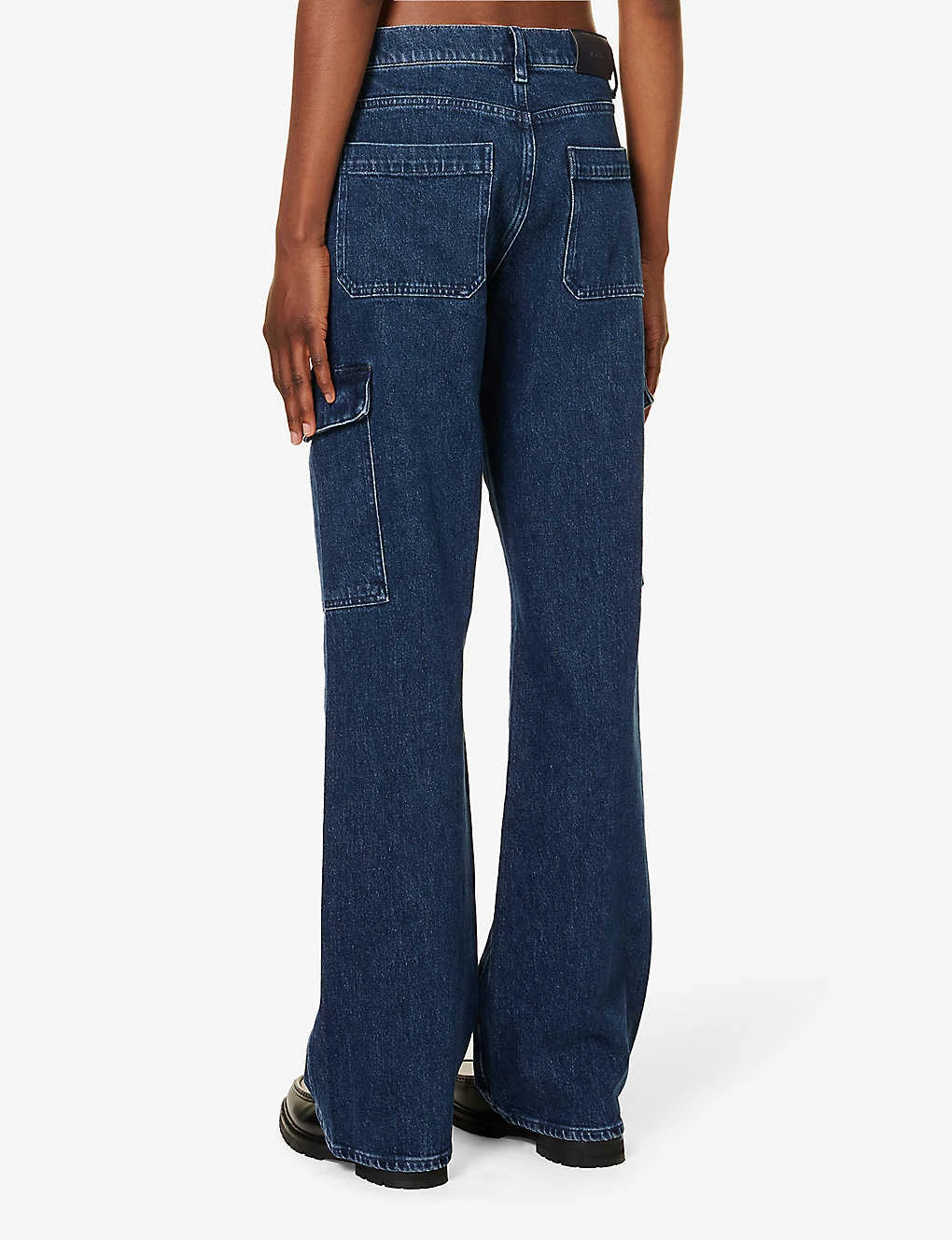 7 For All Mankind Tess Flap-pocket Mid-rise Straight-leg Stretch-denim Jeans 4 7 For All Mankind Tess Flap-pocket Mid-rise Straight-leg Stretch-denim Jeans - Image 4