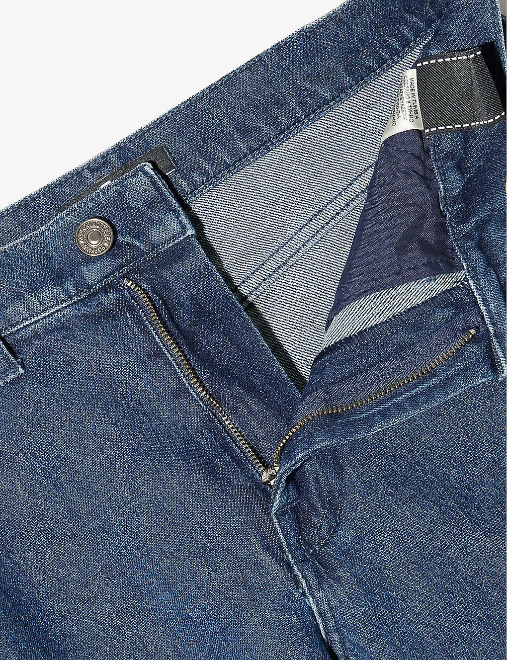 7 For All Mankind Tess Flap-pocket Mid-rise Straight-leg Stretch-denim Jeans 6 7 For All Mankind Tess Flap-pocket Mid-rise Straight-leg Stretch-denim Jeans - Image 6