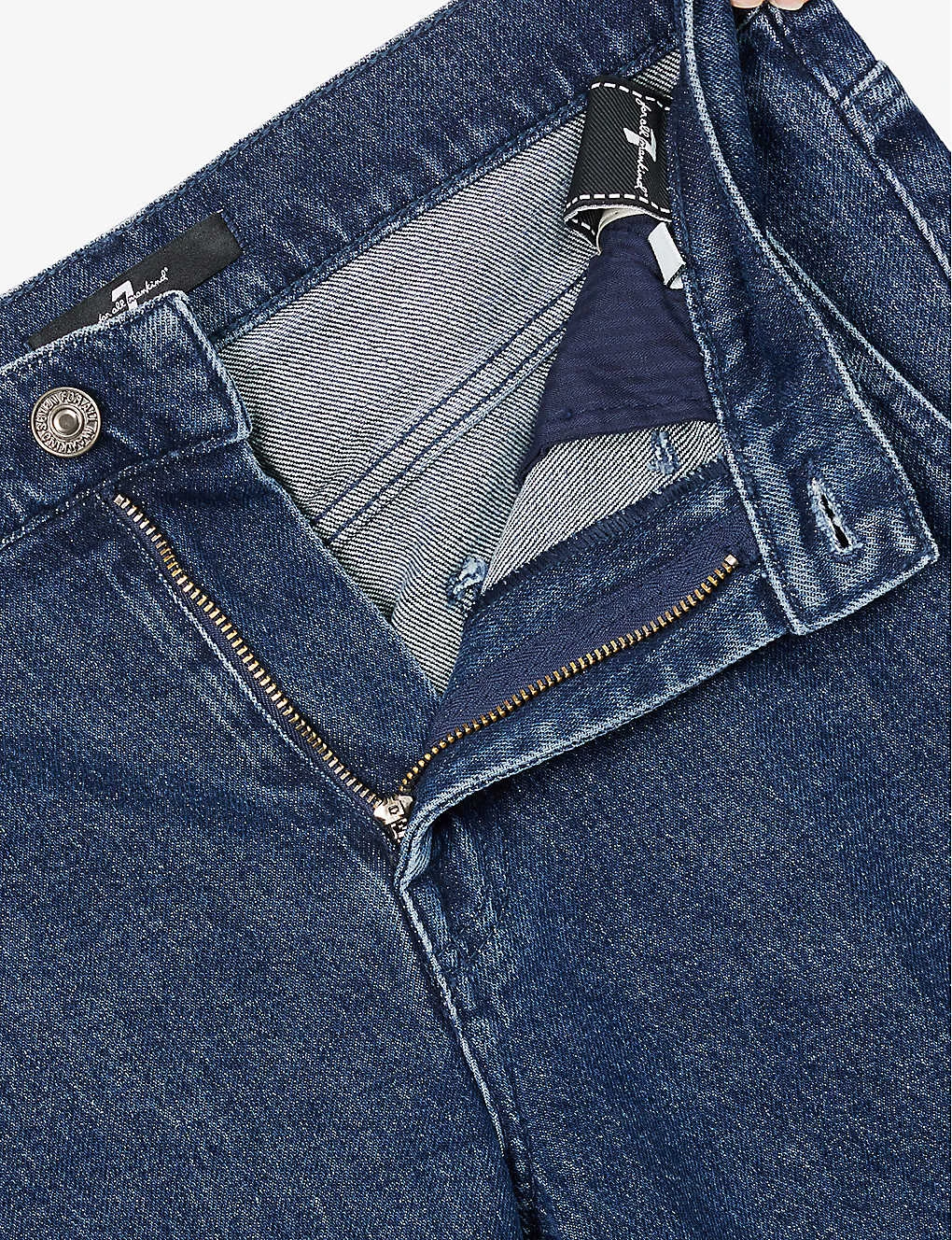 7 For All Mankind Tess Flap-pocket Mid-rise Straight-leg Stretch-denim Jeans 7 7 For All Mankind Tess Flap-pocket Mid-rise Straight-leg Stretch-denim Jeans - Image 7